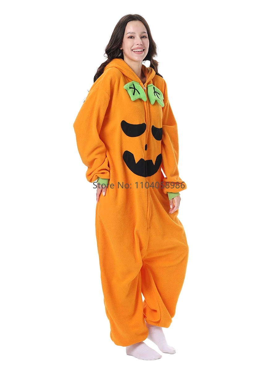 Fruit Kigurumi Costume Halloween tutina zucca per donna uomo adulto bambini pigiama Cartoon pigiama Cosplay Party Homewear