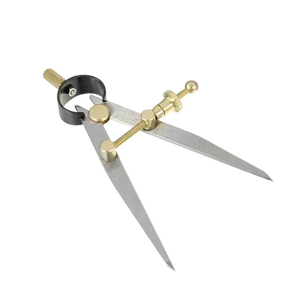 Divisor de ala ajustable para dibujo, herramientas de costura de dibujo geométrico portátil, cuero, metalurgia multifuncional, bricolaje, 2 uds.