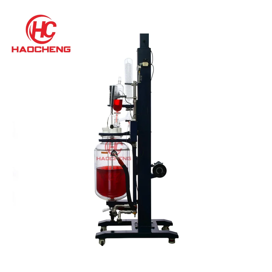 High Quality Chemical Reaction Single Explosion Proof Glass Reactor 50l