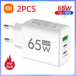 Xiaomi GaN USB Type C Charger 65W PD Fast Charge Adapter Mobile Phone Quick Charger For IPhone Samsung Huawei Wall Charger Plug