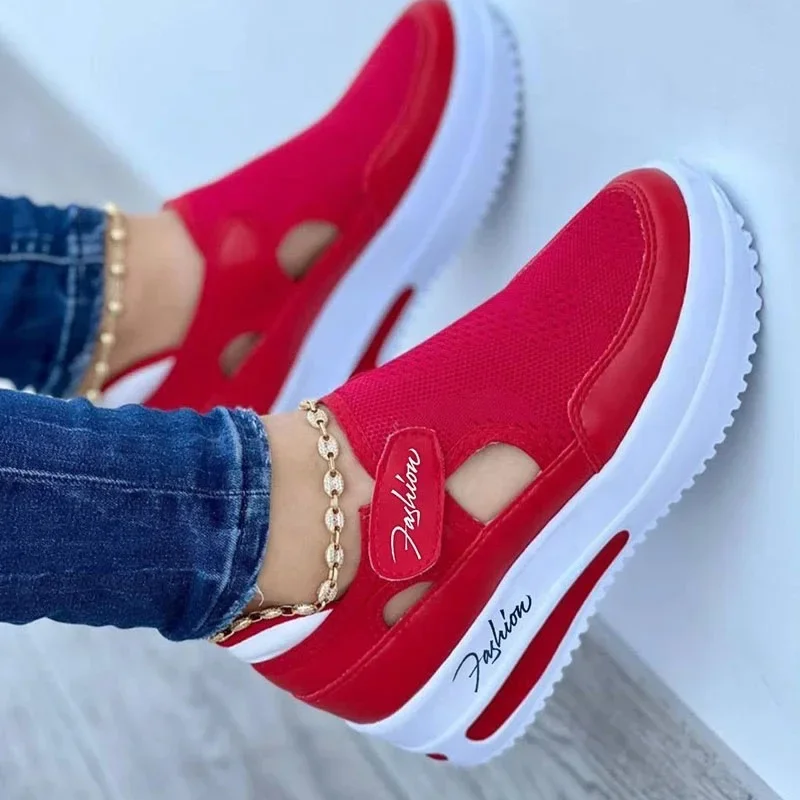 2023 kadın Sneakers platformu rahat nefes spor tasarım vulkanize ayakkabı moda tenis kadın ayakkabı Zapatillas Mujer