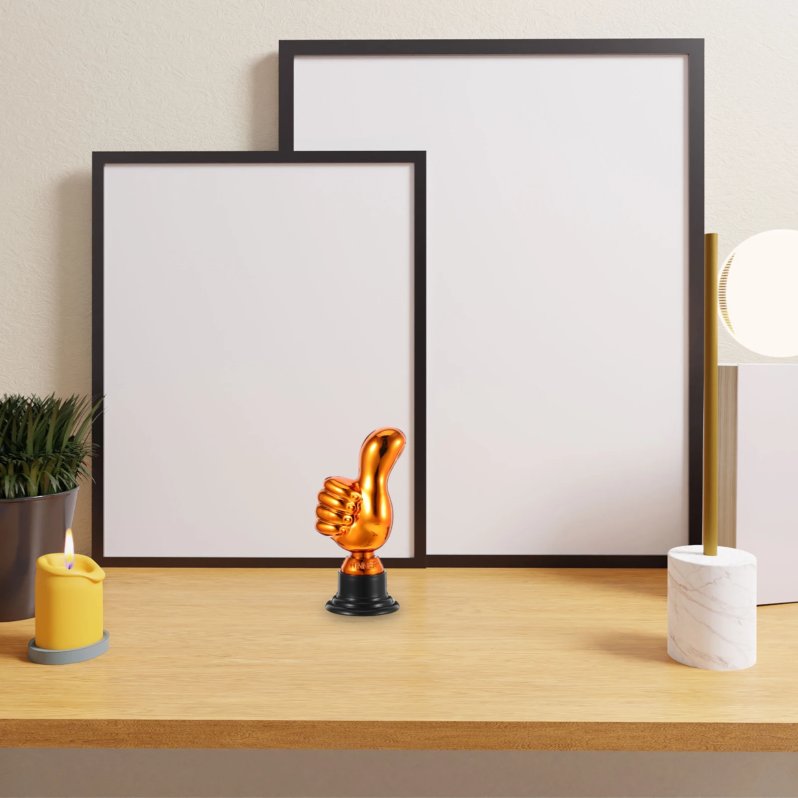 

6 Pcs Trophy of Honor Award Ceremony Cup Party Champion Gold Sports Bulk Plastic Quiz Winner