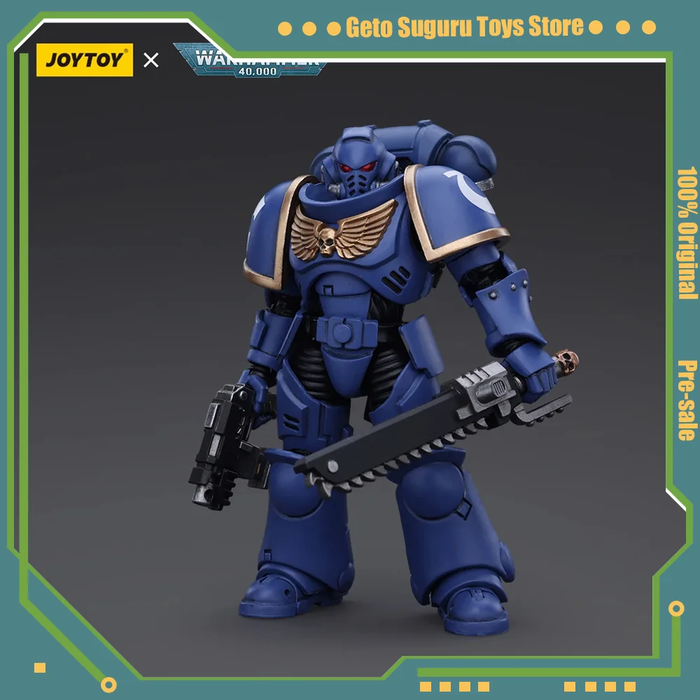 JOYTOY Warhammer 40K Space Marines Action Figure Ultramarines Outriders Brother Catonus Anime Gewrichten Beweegbare Collectie ModelToy