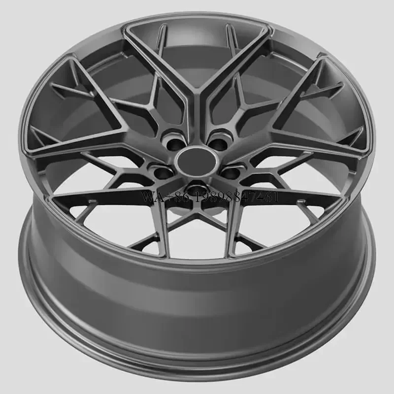 Forged Aluminum Alloy Wheels 21 Inch 5x112 Painted for 3 5 7 Series M5 Rim Compatible 4 Pieces Replacement