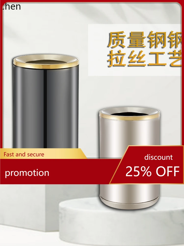 

YFY Office Trash Can Villa Home Club Living Room and Kitchen Wastebasket