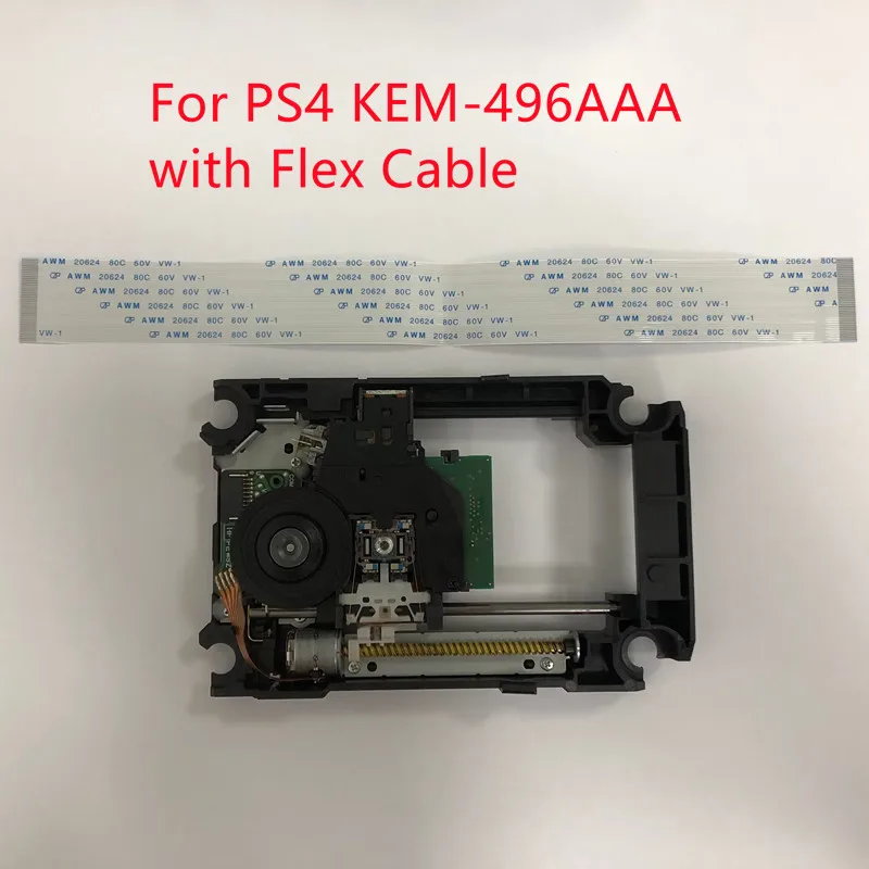 Original for PS4 Slim CUH-20XX /PS4 Pro CUH-70XX Playstation 4 R Blu Ray Lens Deck KEM-496AAA KES-496 Optical Head with cable