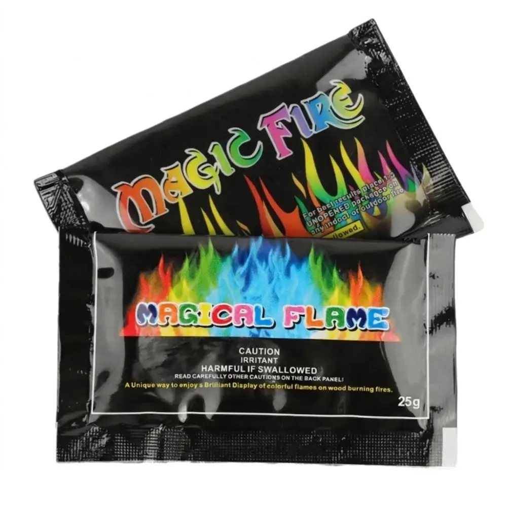 Magic Fire Color Changing Powder For Camping Bonfire Party Decorative Flame Pigment Outdoor Travel Accessories Supply