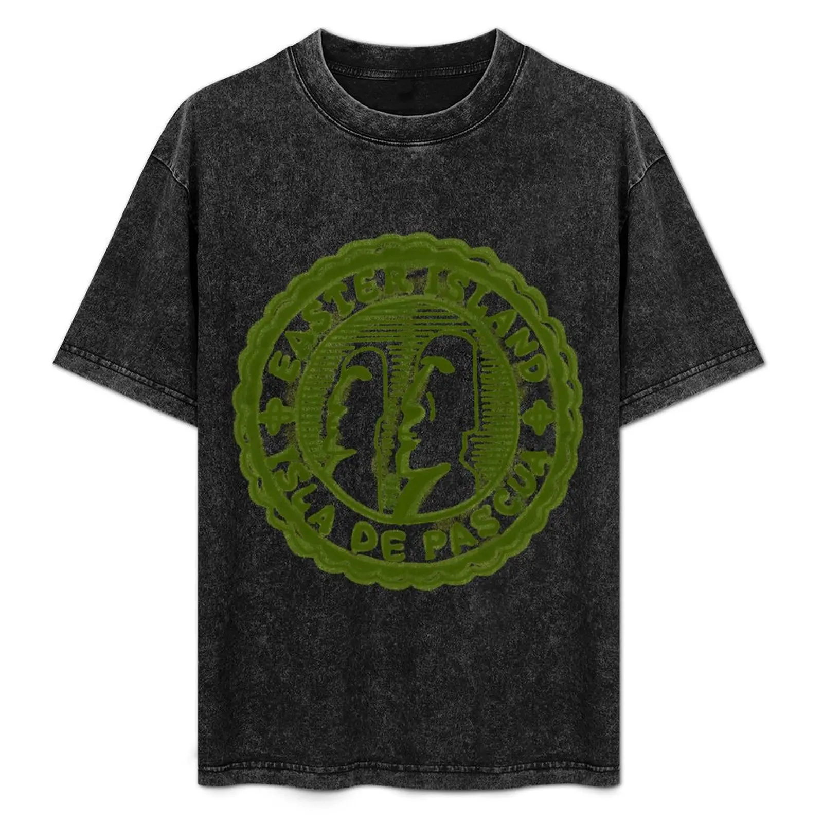

Easter Island T-Shirt Big Size Short Sleeve Tee for Men