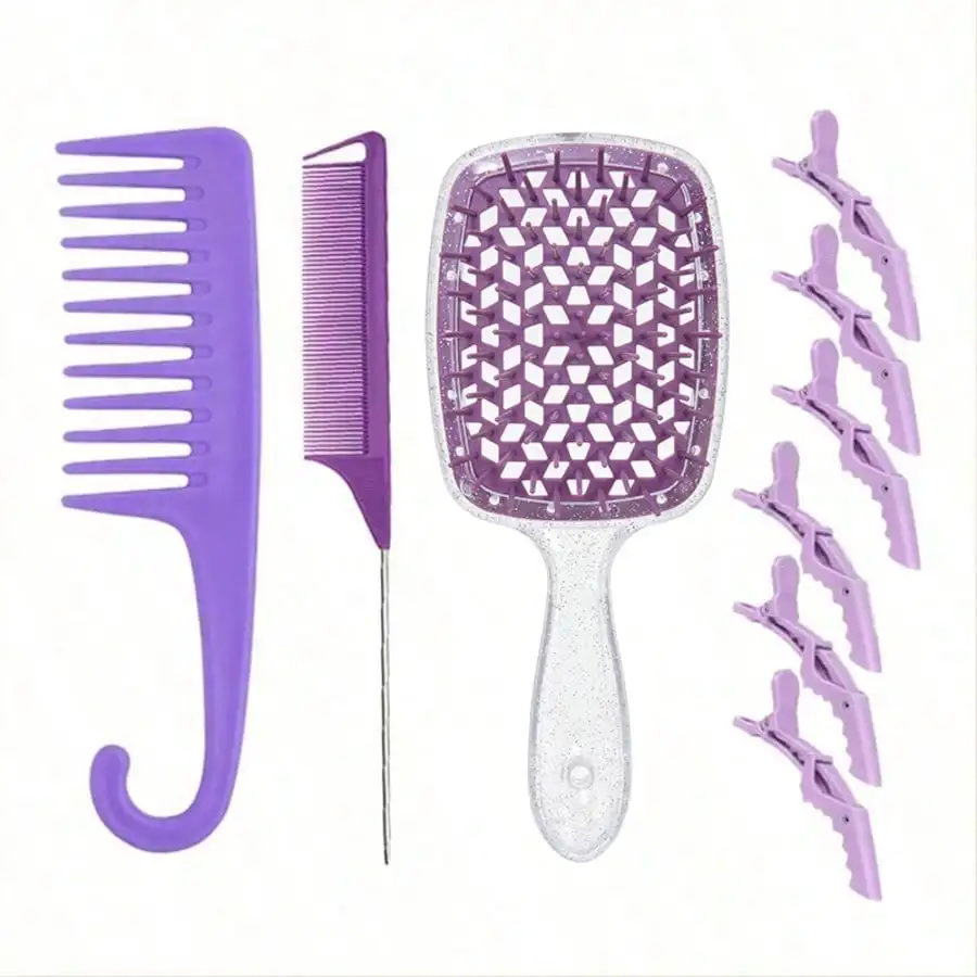WANMEI Anti-Static Hairdressing Tools, Combs, Hair Styling Products, Daily Styling Tools, Salon Hair Accessories, Hair Clips, Hairbrushes, Hairstylist Essentials, Hair Care Products, Suitable For Barbershops, Beauty Travel Essentials, Back To School, Vaca