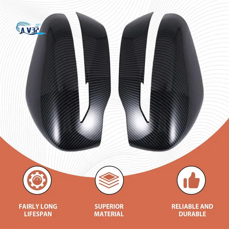 

AV32-Car Rear View Mirror Cover Side Mirror Cap For Nissan Navara NP300 2019 2020 2021 2022