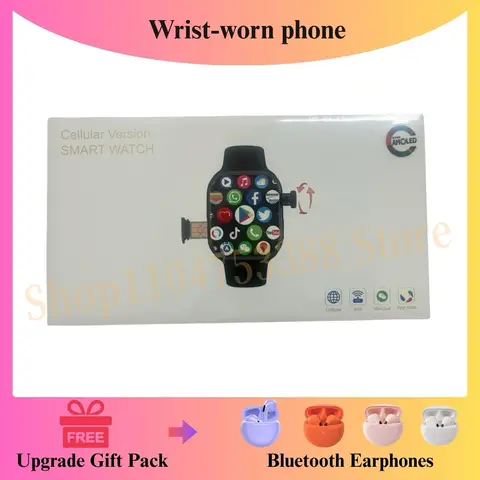 CD99 워치 X 5G 스마트워치 2.29인치 AMOLED 5G LTE 스마트워치 (180 포함) ° 회전식 카메라 GPS WiFi SIM 카드 슬롯 건강 모니터링