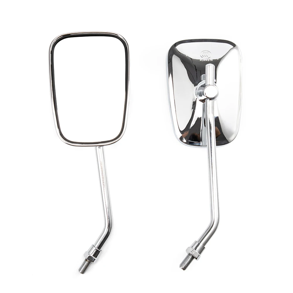 Chrome Motorcycle Mirrors For Honda Shadow Spirit 750 1100 VLX600 VT600C VTX1100 Rear View Side Mirror For Bandit 600 GSF600S view 5