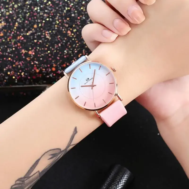 Fashion Women\'s Watches Casual Ladies Quartz Wristwatches Creative Belt Watch Student Ladies Watches Jewelry Gifts