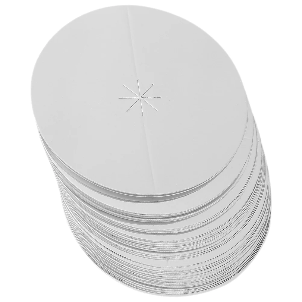 

150 Pcs Taper Paper Drop Protection Box White Drip Protectors for Candles Dining Table Jam Holder