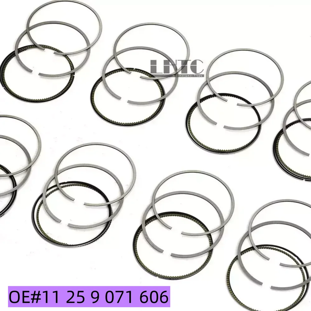 

8x Piston Rings Set Φ92mm STD OE# 11 25 9 071 606 For BMW 540i 740iL E38 E39 Range Rover 4.4 M62B44