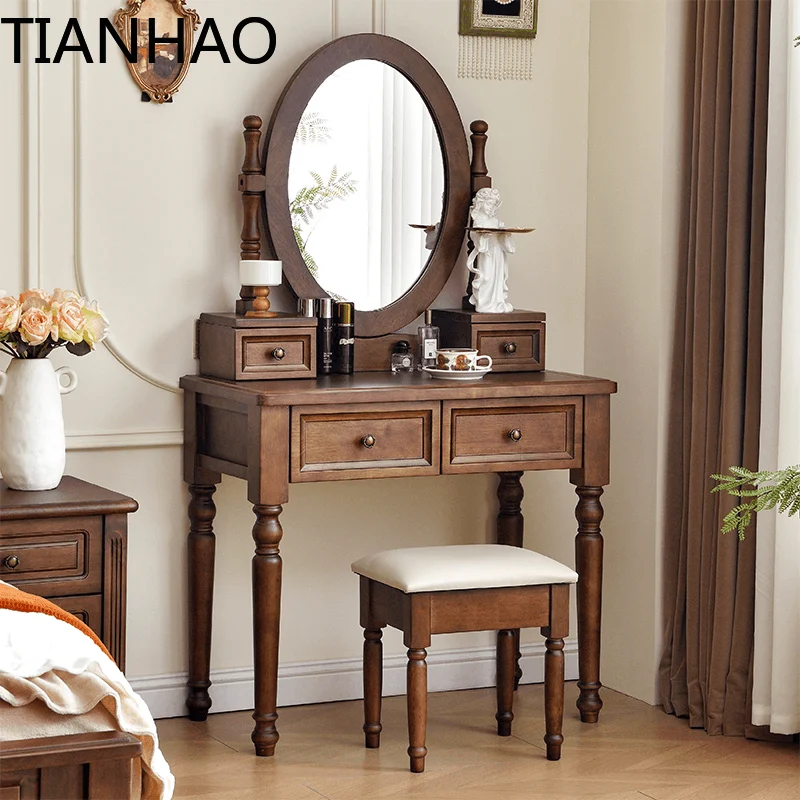 Luxury American Style Dresser Makeup Vanities Makeup Vanity Dressing Table Vanity Desk Dressers Makeup Bedroom Furniture