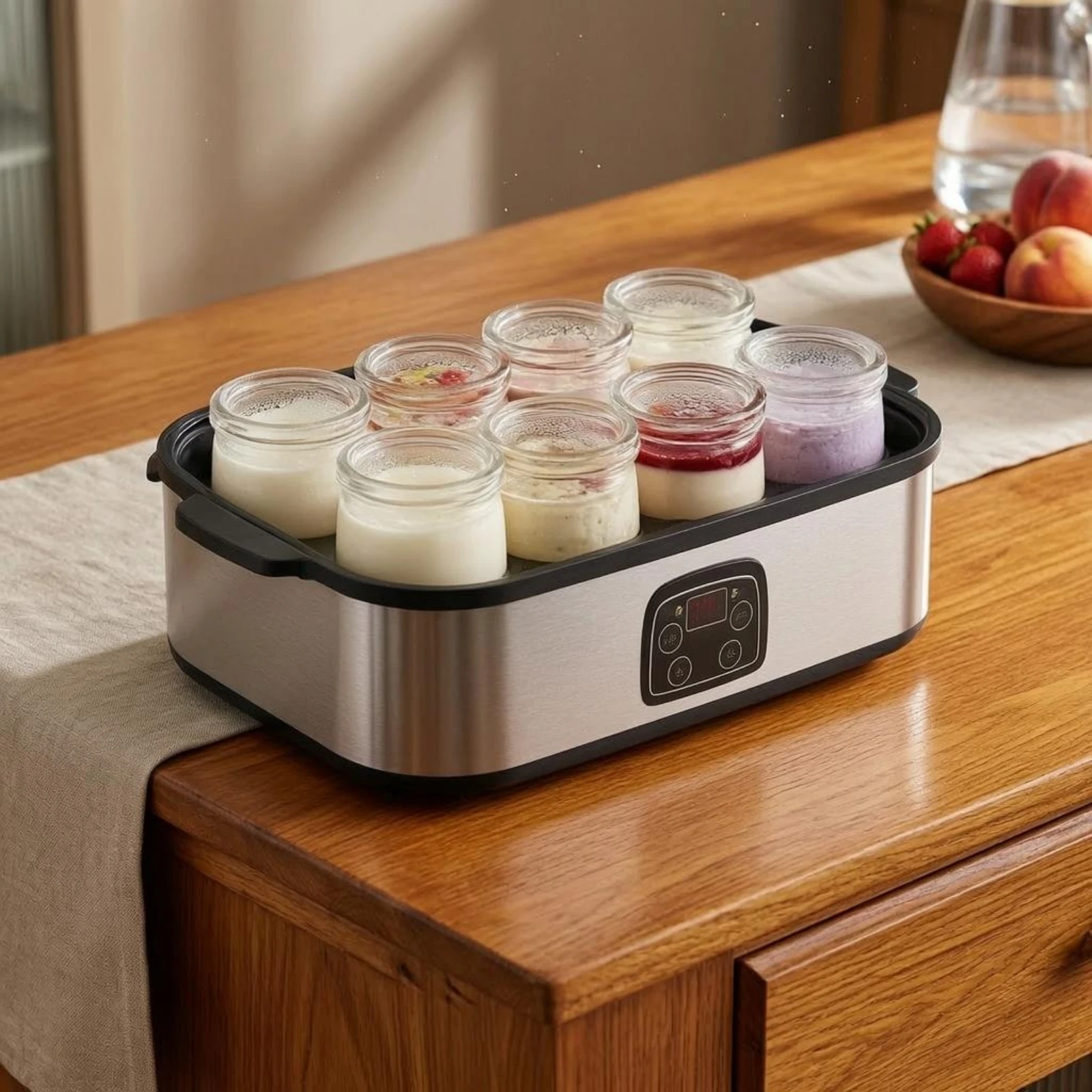Digital Yogurt Maker 8 Cups Glass Cup Yogurt Maker