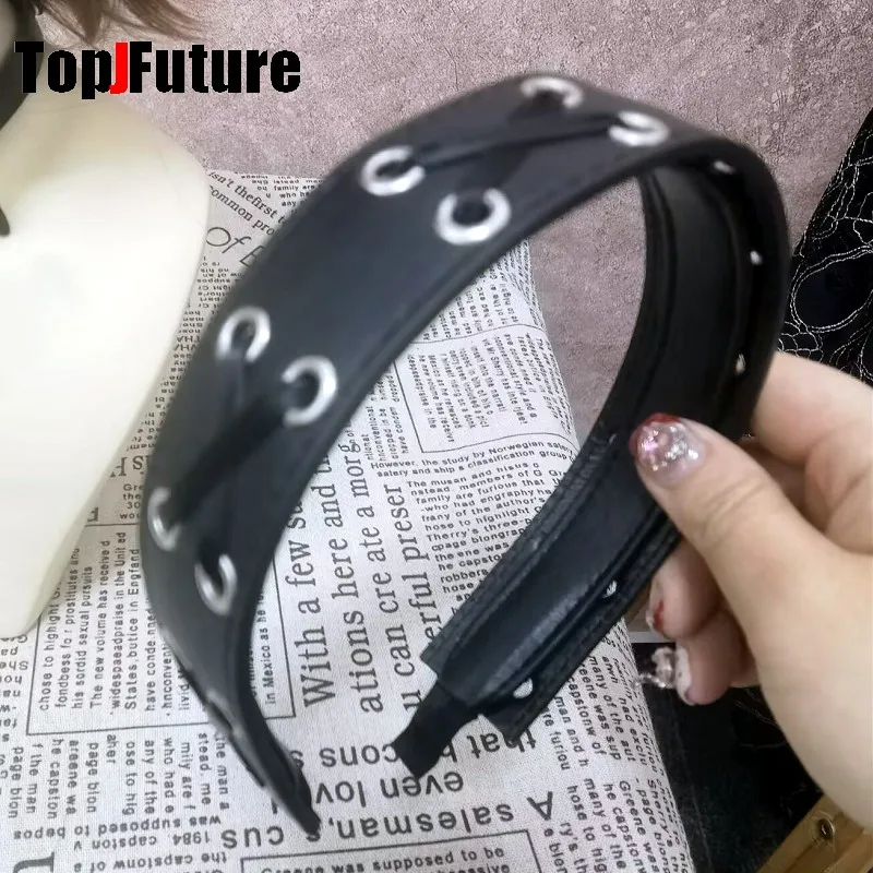 Subculture Y2K GIRL Women\'s Harajuku Steampunk Gothic Lolita Punk Dark Sharp claw ed cat hair hoop headband hair band Accessory