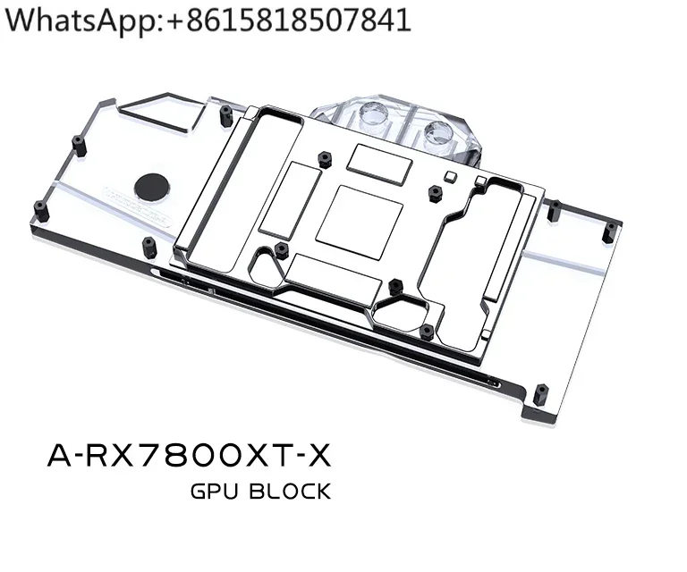 A-RX7800XT-X Graphics Card Water Cooled Head, Public AMD Radeon RX 7800 XT
