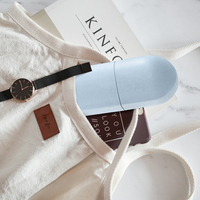 Portable Toothbrush Case Wheat Straw PP Toothpaste Holder Cover for Travel Camping Storage Multifunctional Toothbrush Travel