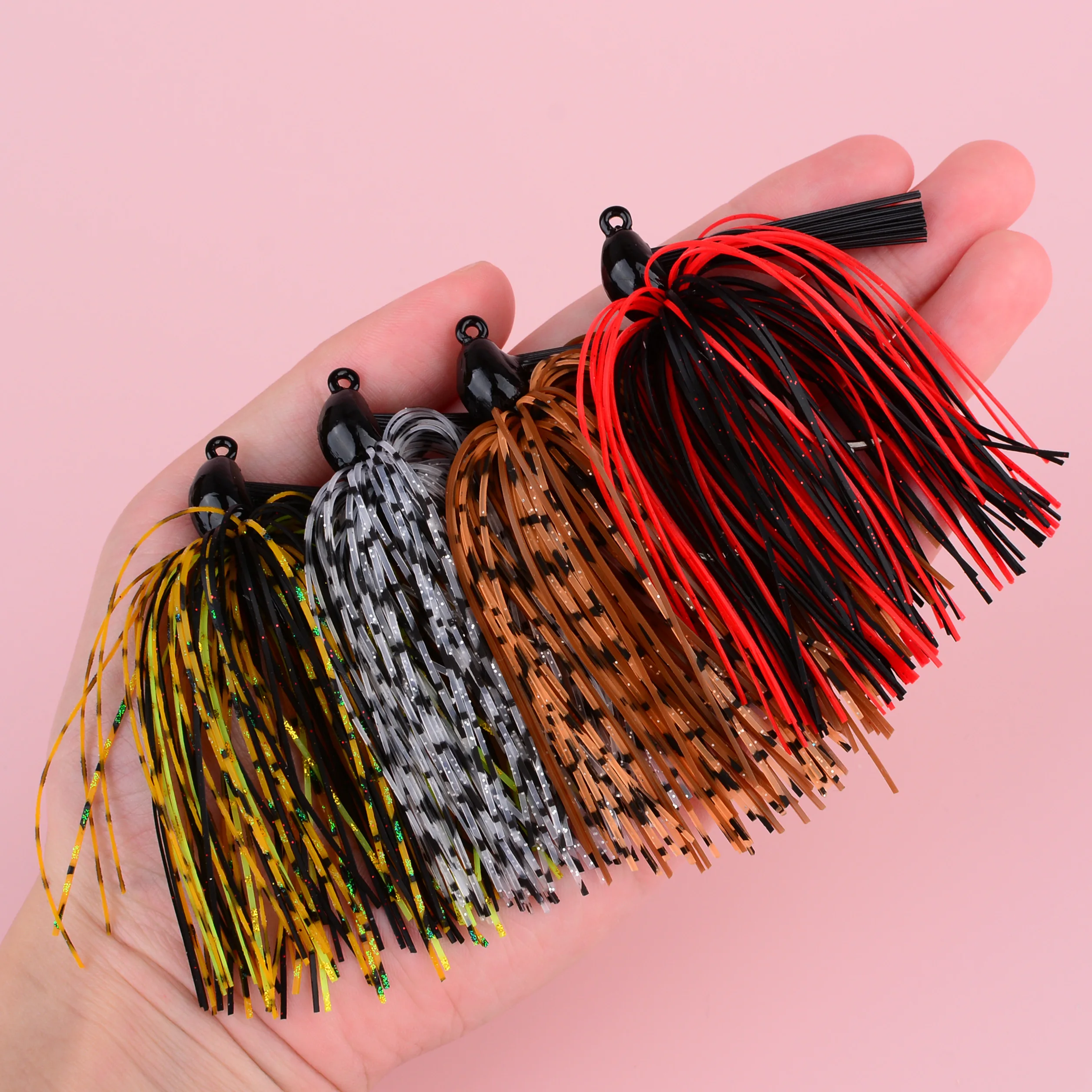 Jig finesse anti-enredos con falda para lubina y pesca de agua dulce - imagen 4