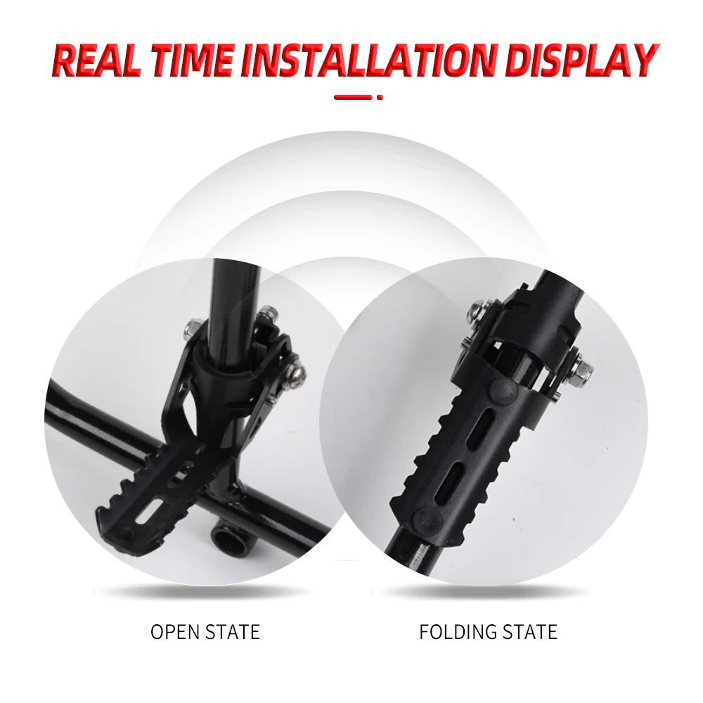 Motorcycle Accessories Front Foot Pegs Rest Footrests Clamps For Triumph TIGER EXPLORER 1200 TIGER1200 GT XC XCX XCA XR XRX XRT view 5