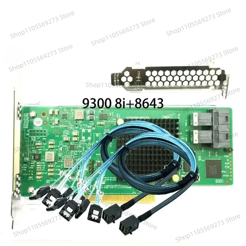 

For LSI 9300-8i 12Gb/s SAS HBA IT Mode RAID Card w/ 2 SFF-8643 SATA Cables for ZFS FreeNAS unRAID Server