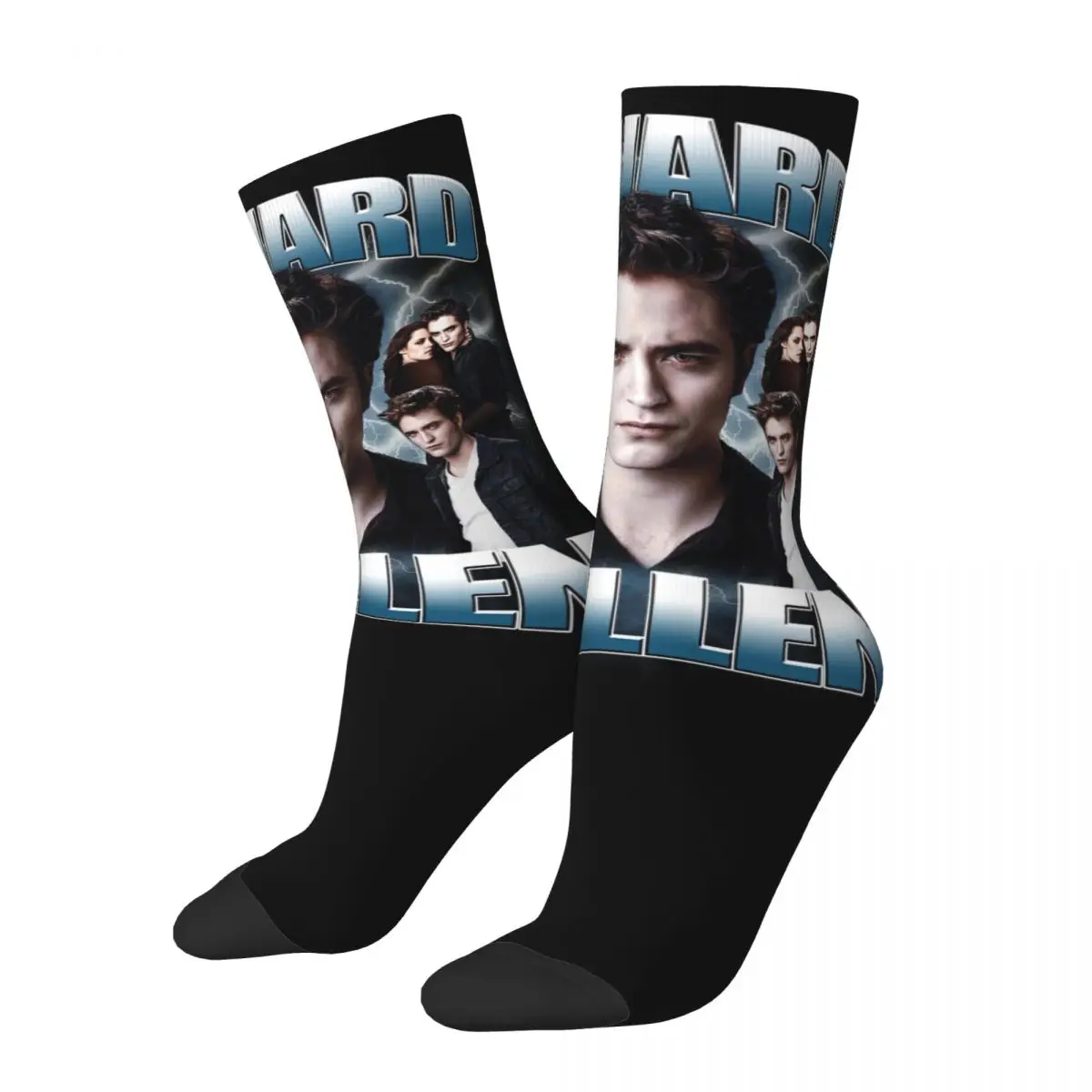 Autumn Winter Hip-hop Men's Women's Edward Cullen Twilight Socks Breathable Soccer Socks