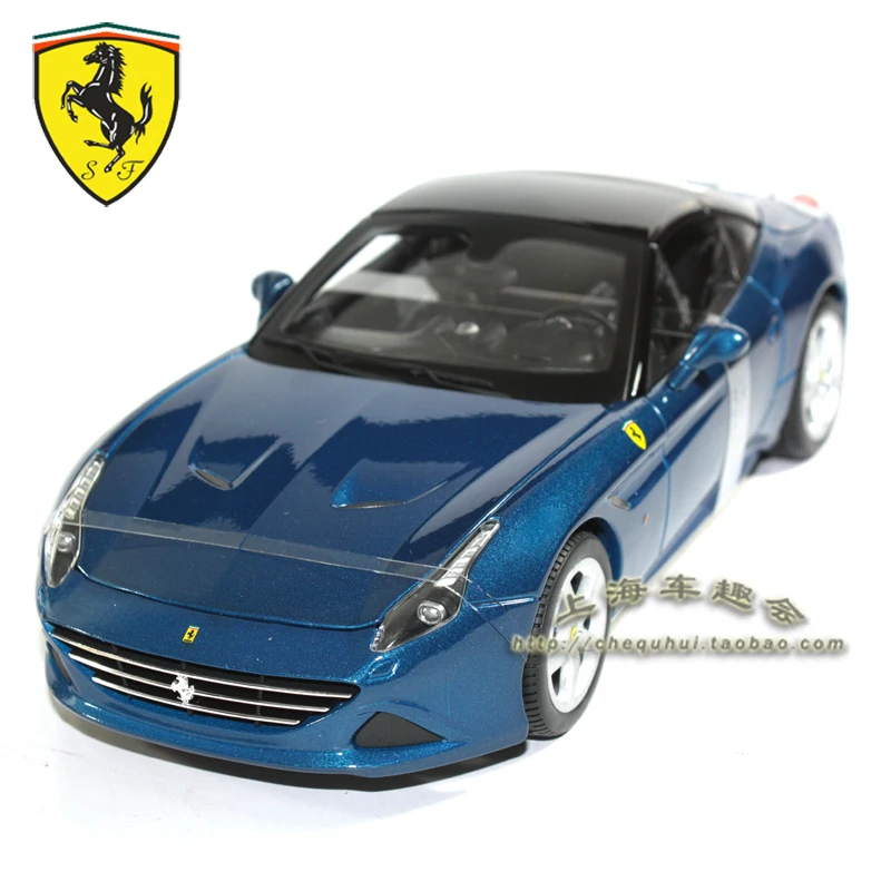 

Литая под давлением масштаб 1:18 полная дверь Ferrari Sports California T модель автомобиля из сплава Коллекционная игрушка в подарок сувенир дисплей орнамент