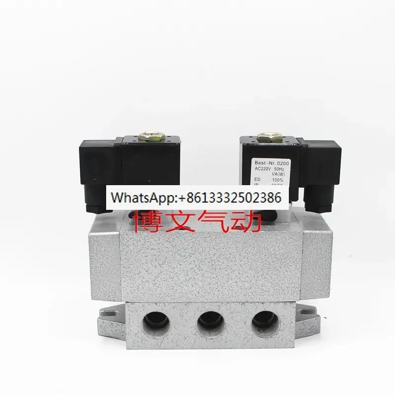 K25D2H-10 solenoid valve AC220V DC24V directional valve dual electronic control