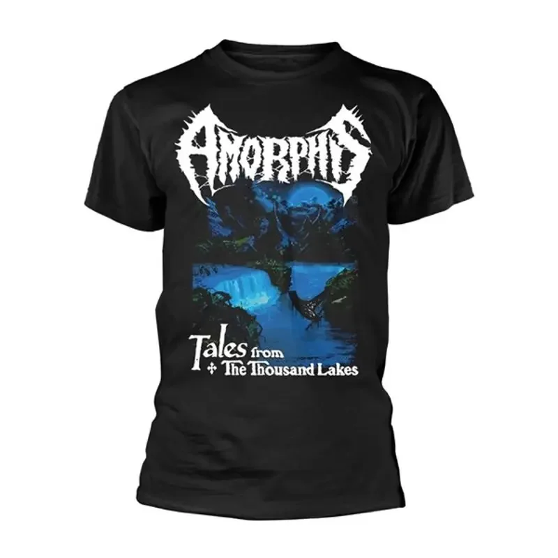 Camiseta negra de Amorphis 'Tales From The Thousand Lakes' NUEVA