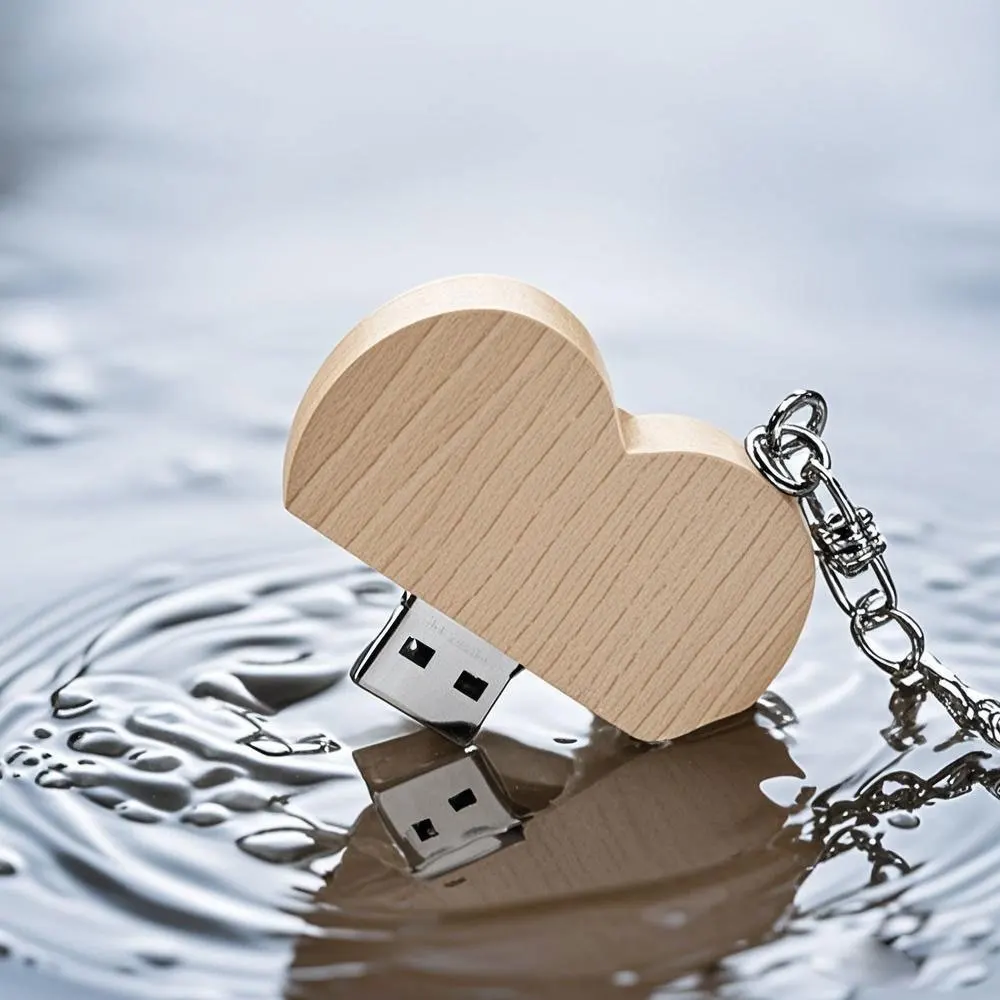 20 قطعة مجموعة عالية السرعة USB 3.0 القلم محرك عصا خشبية القلب محرك فلاش USB 4 جيجابايت 8 جيجابايت 16 جيجابايت 32 جيجابايت 64 جيجابايت 128 جيجابايت هدايا الزفاف