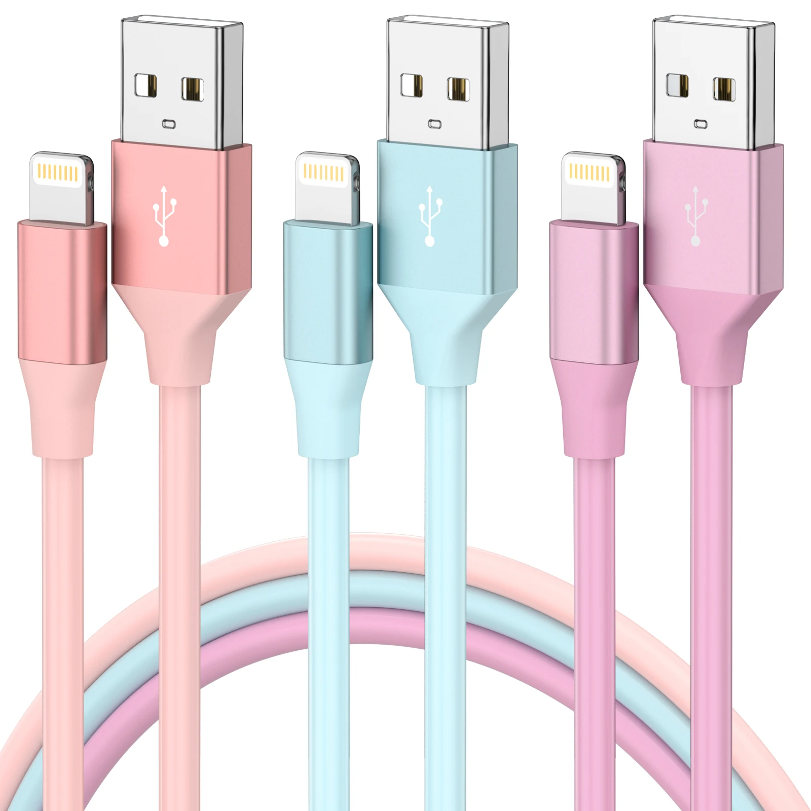 

ANSEIP Fast Charging Cable USB Lightning Data Cable For iPhone 11 12 13 14 Pro Max Super Fast Charge X XS XR 7 8 Plus