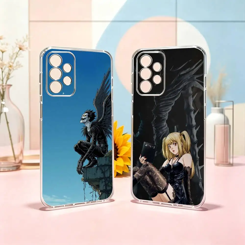 Death-H Note Anime Misa  Phone Case Transparent Silicone Soft For Samsung S25,S24,S21,S22,S23,S30,Ultra,S20,Plus,Fe Gift