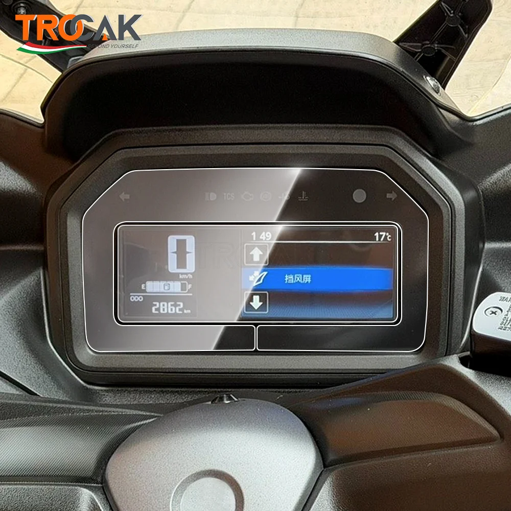 2025 XMAX300 Für Yamaha XMAX300 XMAX 300 XMAX300 Motorrad-Zubehör Cluster-Folie Armaturenbrett-Instrumentenschutzfolie