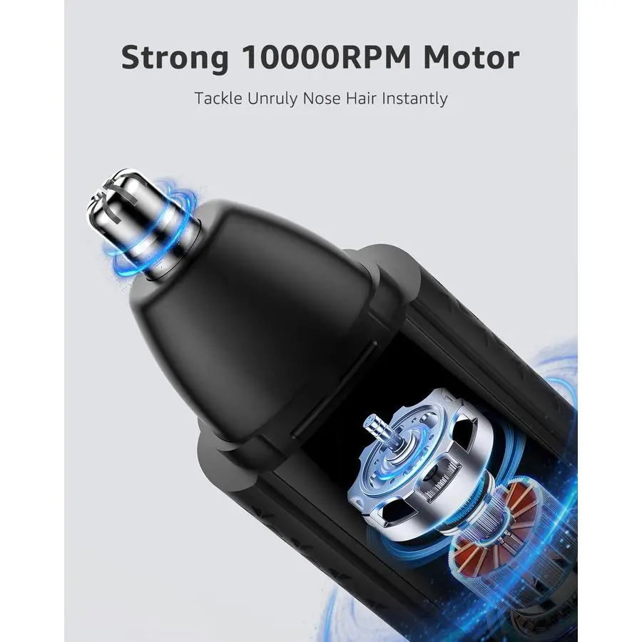 ماكينة تشذيب شعر الأنف والأذن للرجال ماكينة تشذيب شعر الجسم 2 في 1 ماكينة حلاقة فويل #2