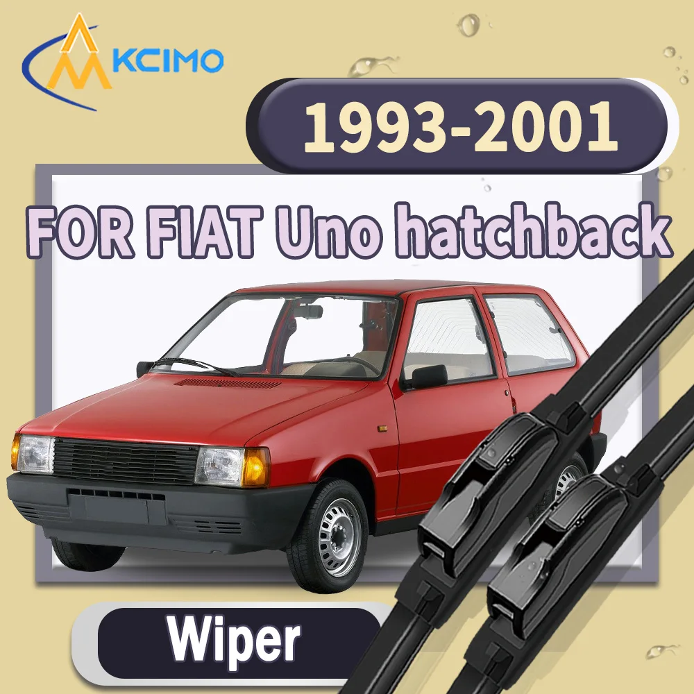 

High Quality Silent 2pcs Windscreen Car Rain Brush Front Windshield Auto Wipers Perfect Fit for FIAT Uno hatchback 1993-2001