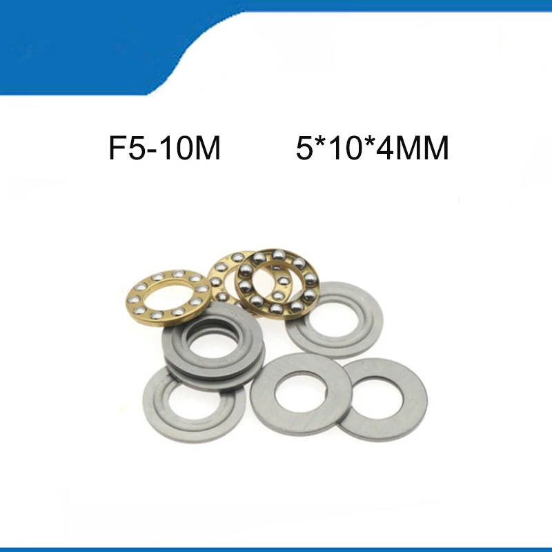 

F5-10 High Quality Miniature Pratical Planar Bearing F5-10M (5*10*4MM) 10/20PCS Axial Ball Thrust Bearing 3Part Series (ABEC-1)