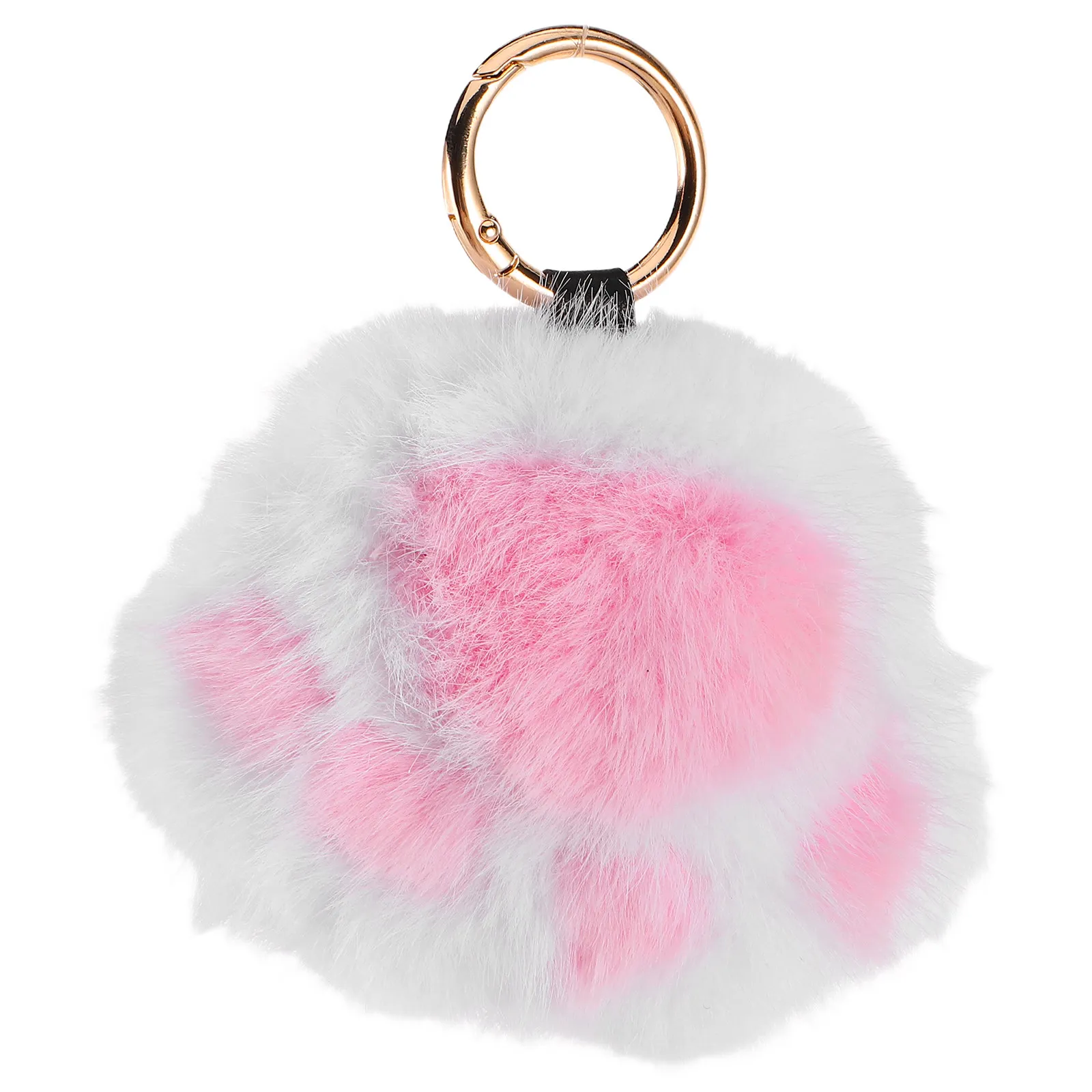 

Cat Paw Keychain Soft Touch Cute Animal Paw Charm Purse Keyring for Wallets Backpacks Car Cartoon Bag Charms for Women