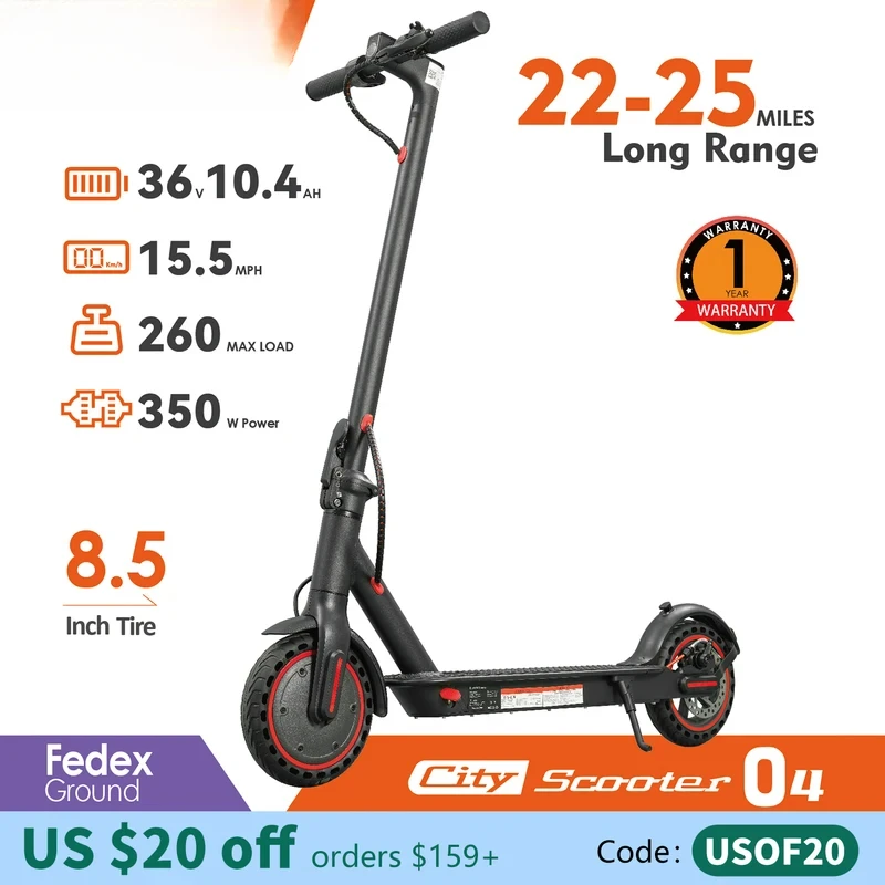 

HEZZO 36 В 350 Вт 10,4 Ач Электрический Скутер HS-04Pro 8,5 "Самобалансирующийся Складной Самокат Smart App ЕС США Склад Бесплатная Доставка