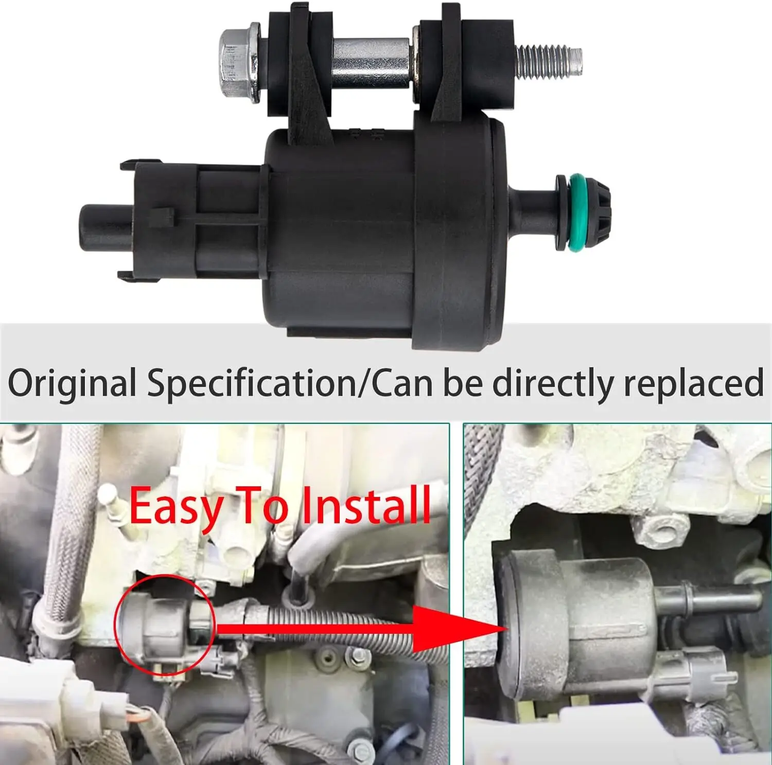 12610560 55593172 12661763 Válvula solenóide de purga de vasilha de vapor EVAP para Buick Cadillac Chevrolet Traverse