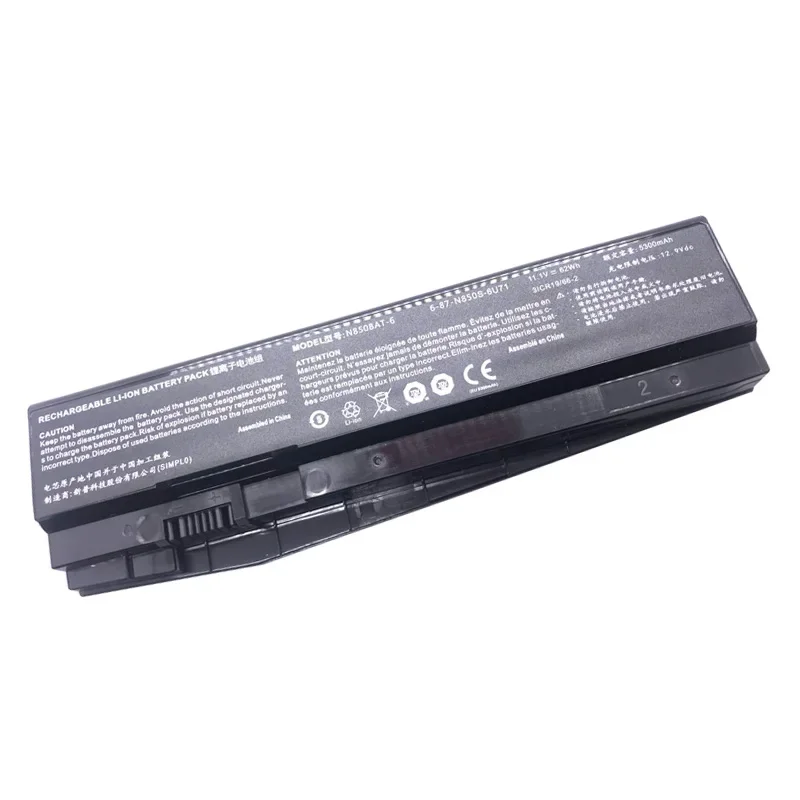 WHOLESALE New N850BAT-6 GENUINE Laptop Battery for Clevo N850 N850HC N850HJ N870HC N870HJ1 N870HK1 N850HJ1 N850HK1 N850HN