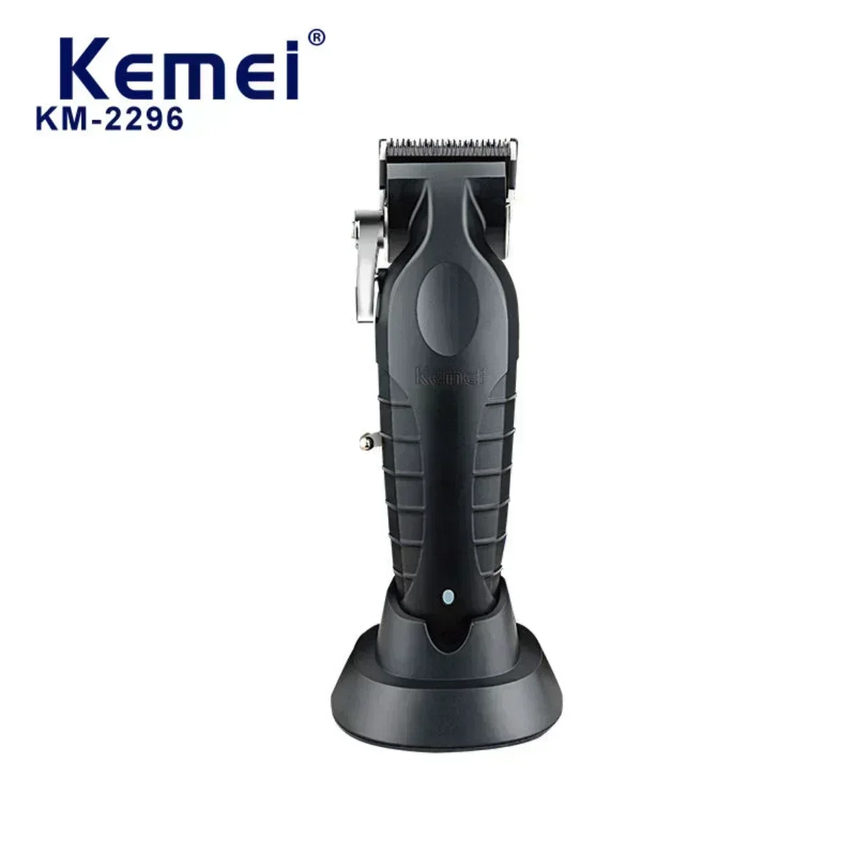 Kemei Hair Clipper Professional Trimmer Adjustable Cutting Machine Electric with Charging Base KM-2296