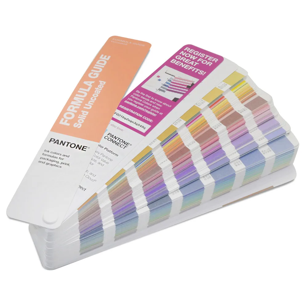 2022 New PANTONE International Pantone Color Card C U Color Card GP1601B Pantone Formula Coated Uncoated