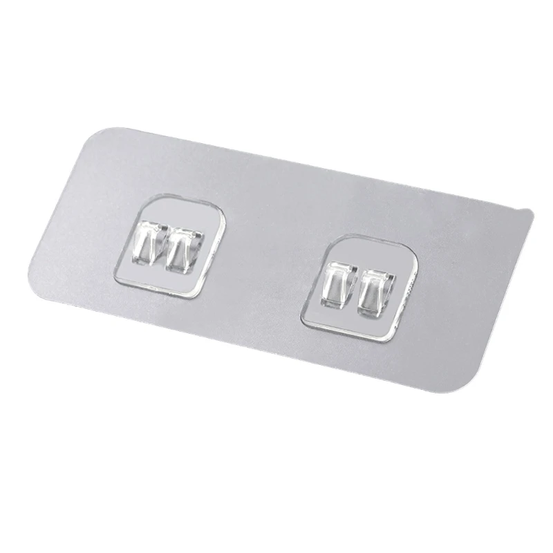 Acrylic Adhesive Hooks Unseamed Installation High Load Capacity Wall Hangers For Home Organization And Storage - Image 2