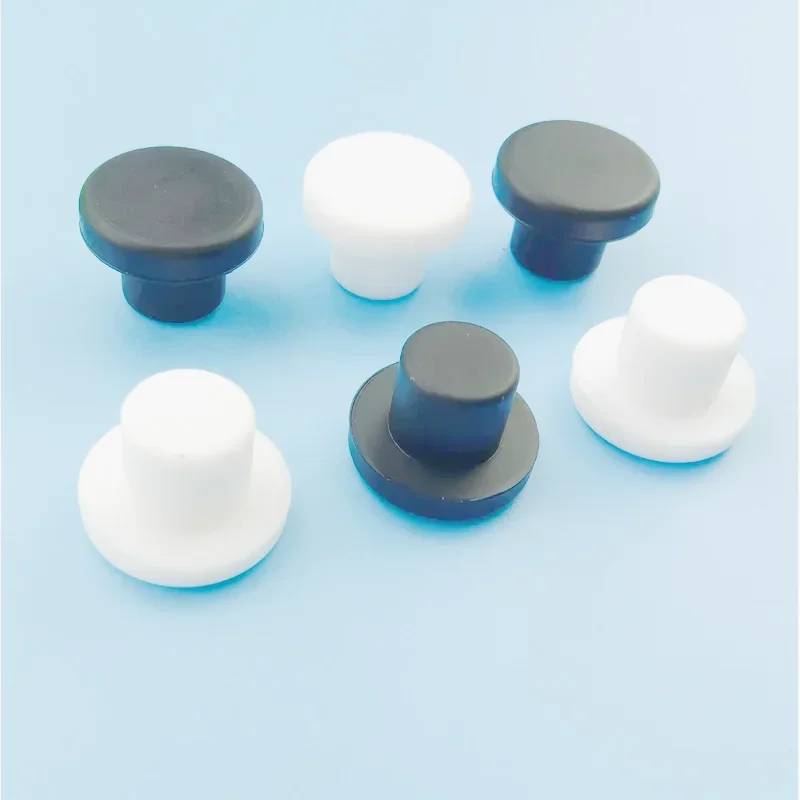 Solid T Type Seal Stopper Cover Bung Round Solid Silicone Rubber Seal Hole Plugs Blanking End Caps Dustproof Plug