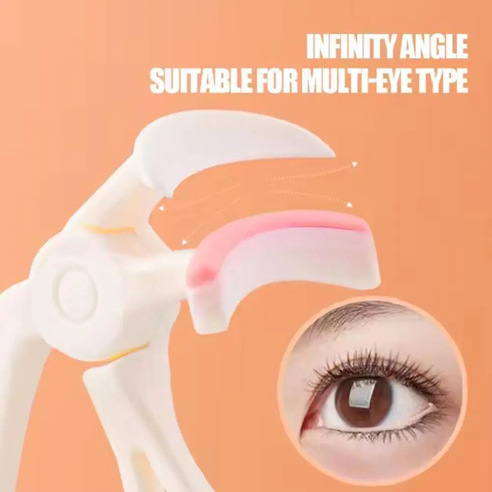 Wide-Angle Eyelash Curler Long Styling Natural Curled to Easy Enlarge Harm Lashes Application No Eyes Tool Eyelids X1H6