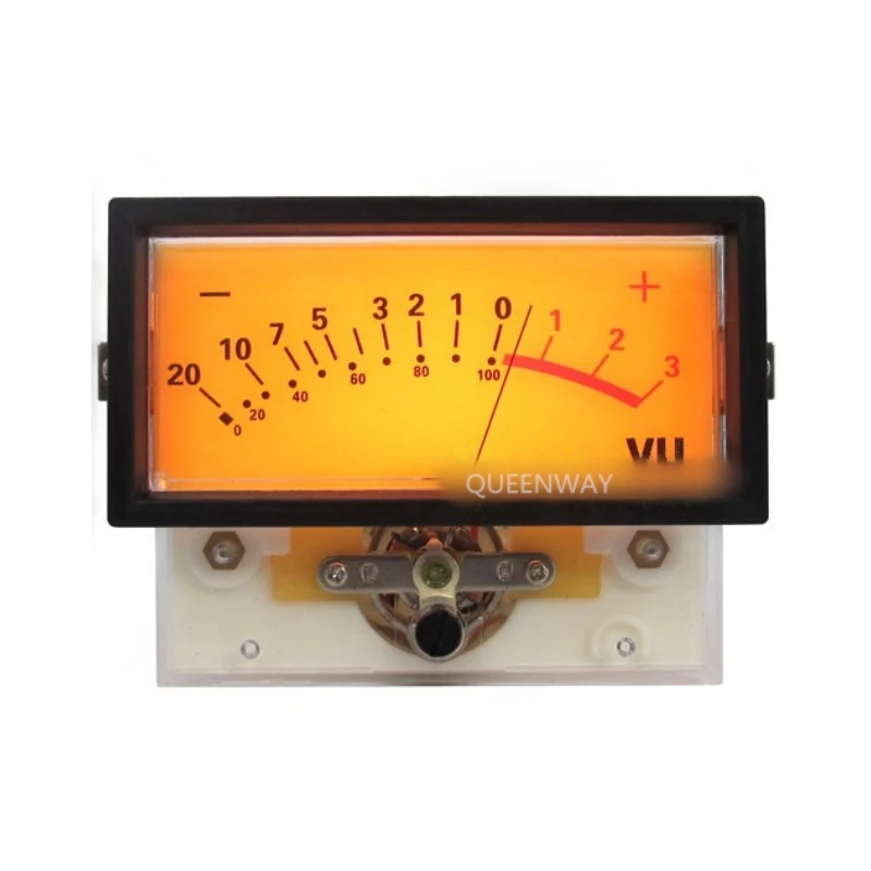 V-026 Audio Power Amplifier VU Meter Front-end DB Level Header With Backlight+Dual Channel Stereo VU Meter Driver Board