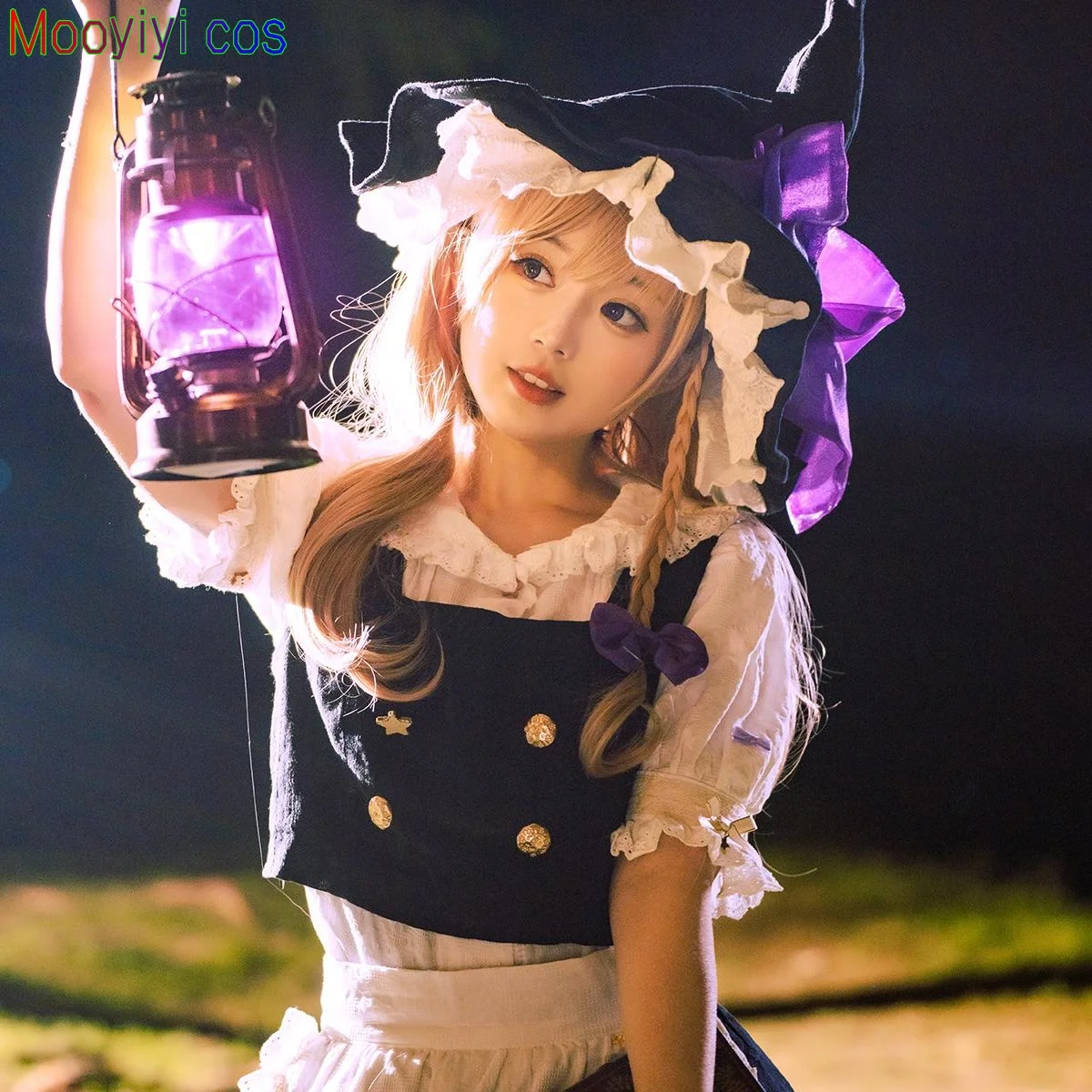 Novo traje de cosplay Kirisame Marisa para Halloween, festa de dramatização de Natal, jogo de quadrinhos, vestido novo projeto