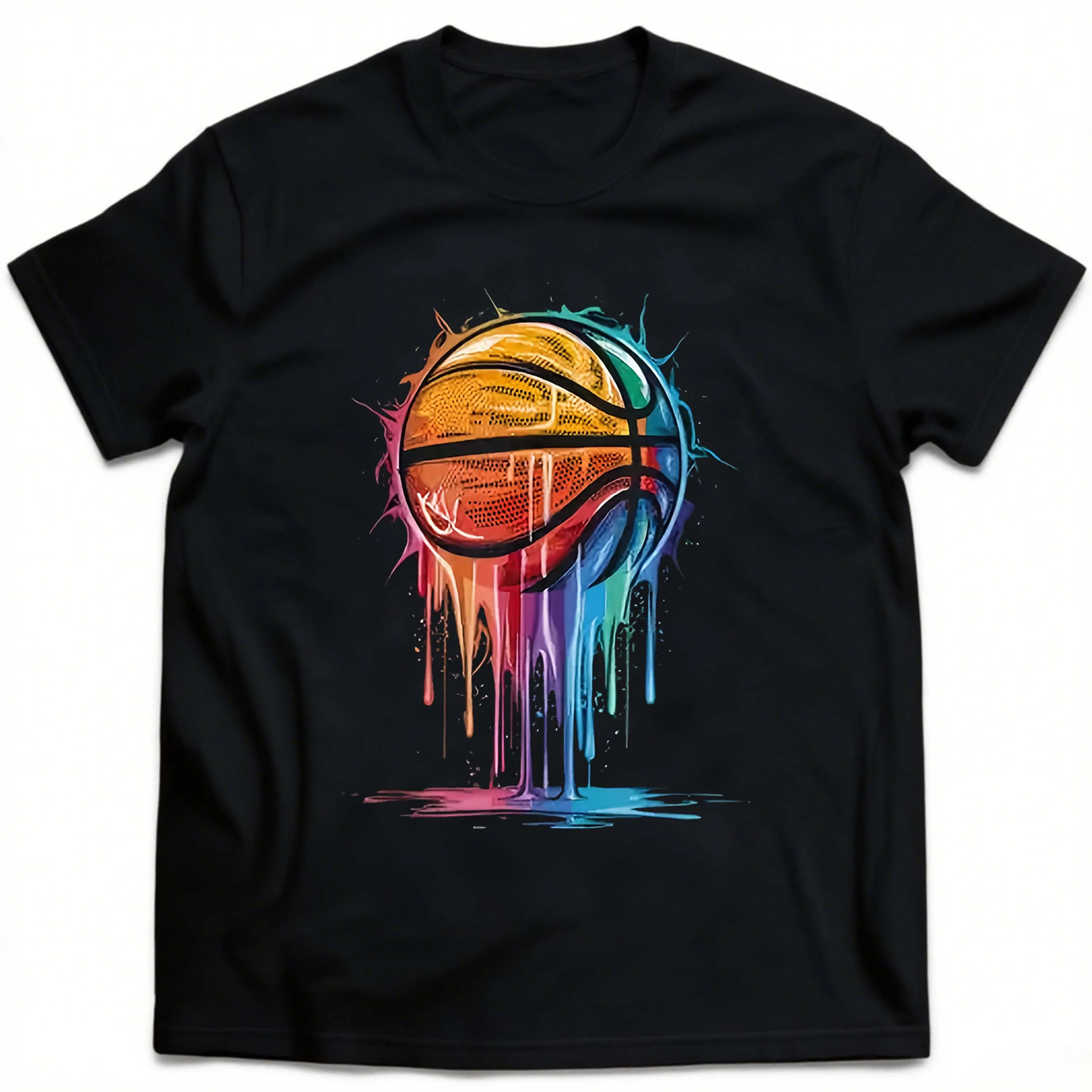 เสื้อยืดผู้ชายขนาดพลัส คอกลมผ้าฝ้ายแท้สีดำ เหมาะสำหรับสวมใส่กลางแจ้งในฤดูใบไม้ผลิและฤดูร้อน ลำลองและสะดวกสบาย